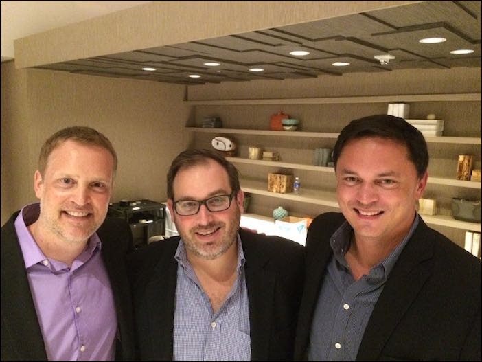 Chris, Scott Miller, and Mark Greaney (Long Beach, CA)