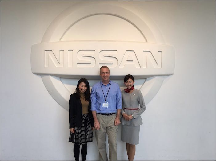 In the Nissan Gallery at Nissan headquarters (Yokohama, Japan)