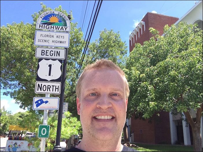 Beginning of Route 1