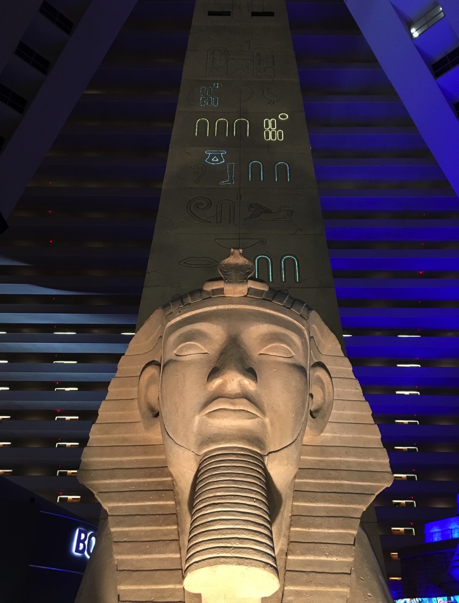 Inside the Luxor Hotel