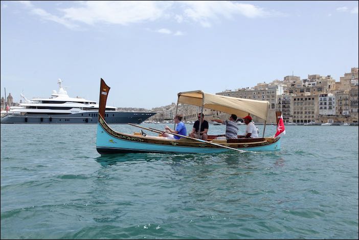 Enjoying the Grand Harbour