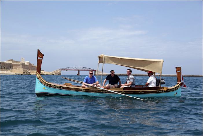 Circling the Grand Harbour