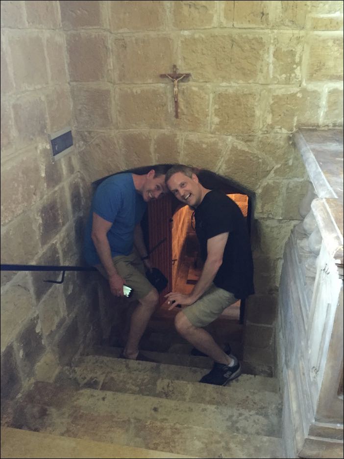 Entrance to the Franciscan Capuchin Friars Crypt