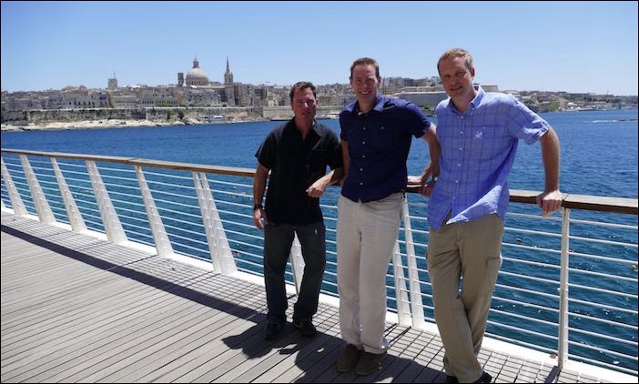 Our trip made news in the UK (photo from The Guardian)