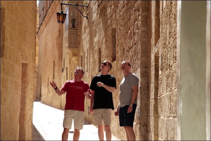 Exploring the streets of Mdina