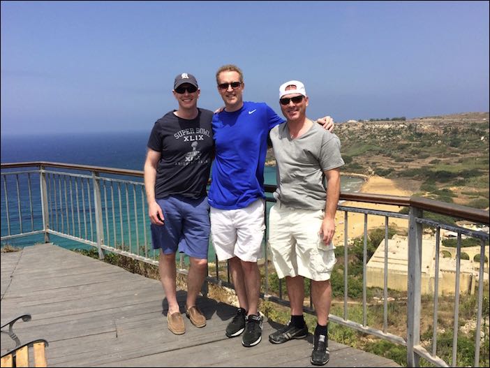 View above Ramla Bay