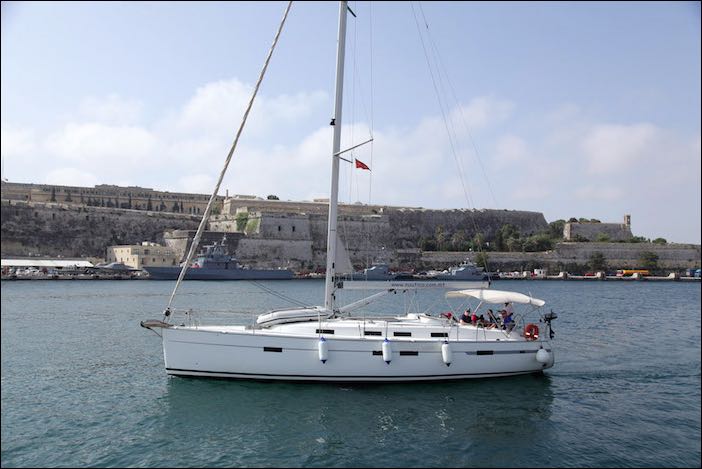 The sea was calm and the yacht was fabulous.