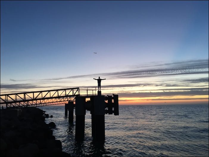 Last night in Italy (Fiumicino, Italy)