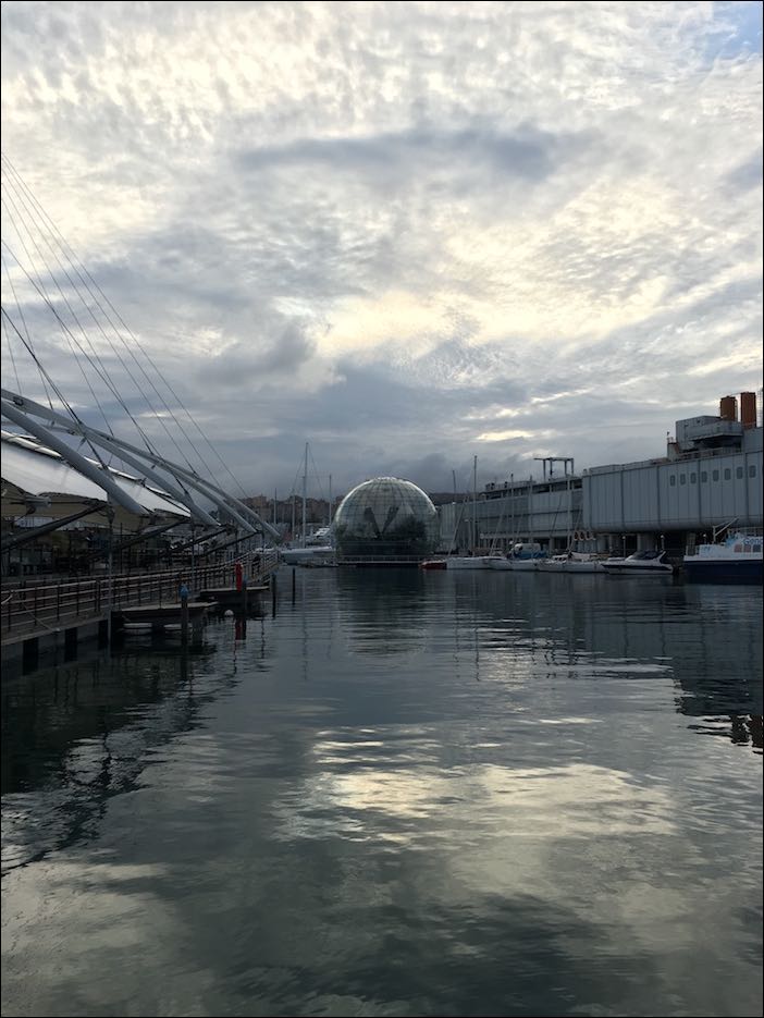 Biosphere in Old Port (Genoa, Italy)