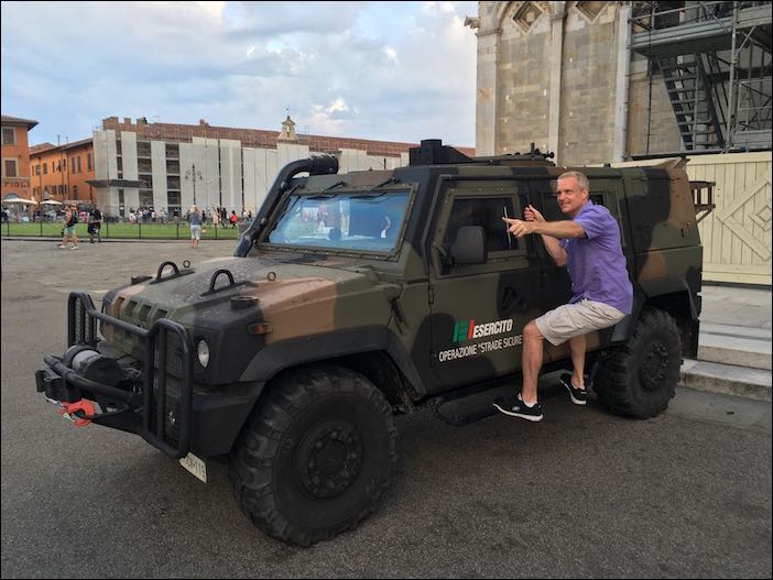 Security for Leaning Tower (Pisa, Italy)