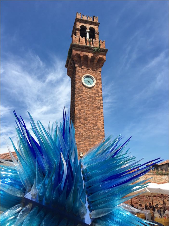 Glass statue in Murano Square (Murano, Italy)