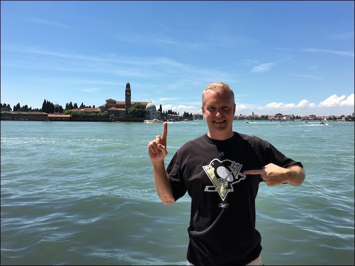 Celebrating the Stanley Cup Championship (Venice, Italy)