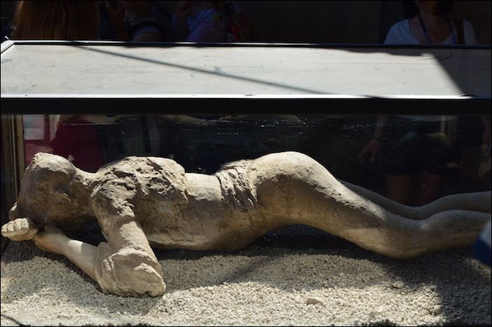 Victim of Vesuvius eruption (Pompeii, Italy)