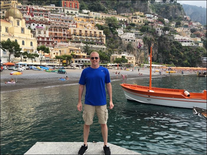 Wharf in Positano (Italy) 
