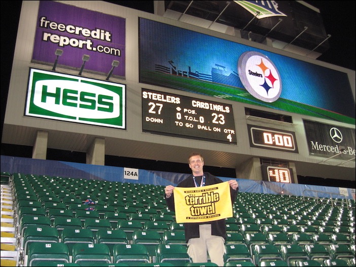 Right before they kicked me out of Raymond James Stadium